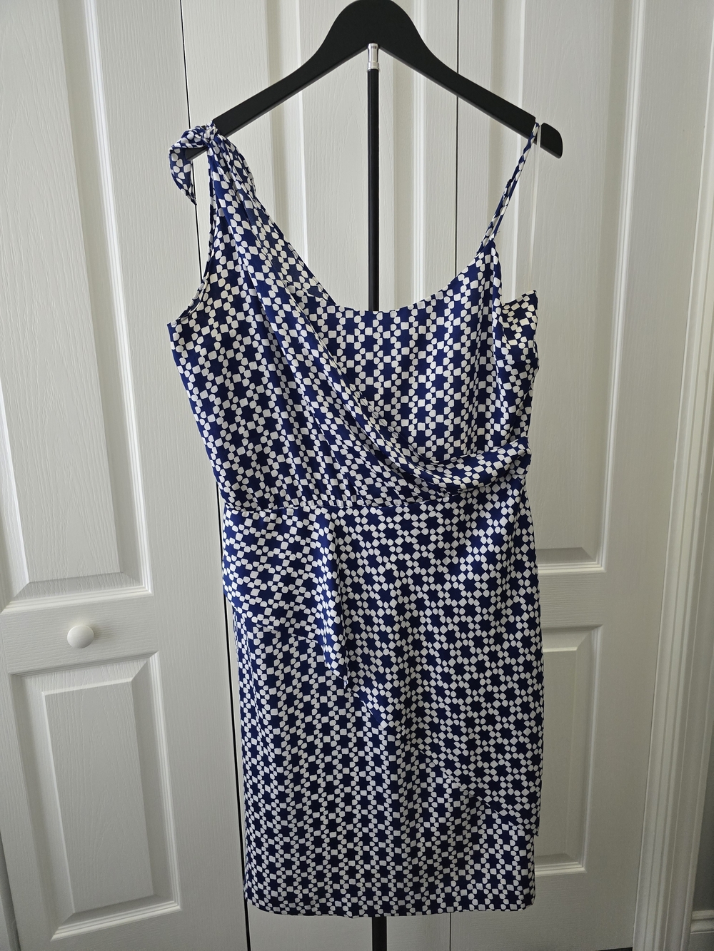Banana Republic One-Shoulder Geometric Dress